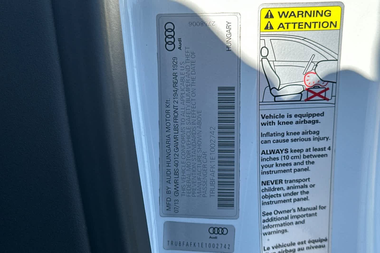 Used 2014 Audi TT 2.0T w/ S Line Competition Package image 25