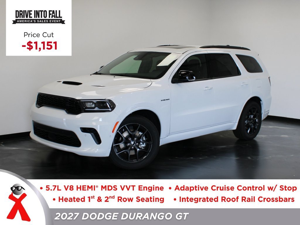 New 2027 Dodge Durango GT AWD/4WD 360° Tour