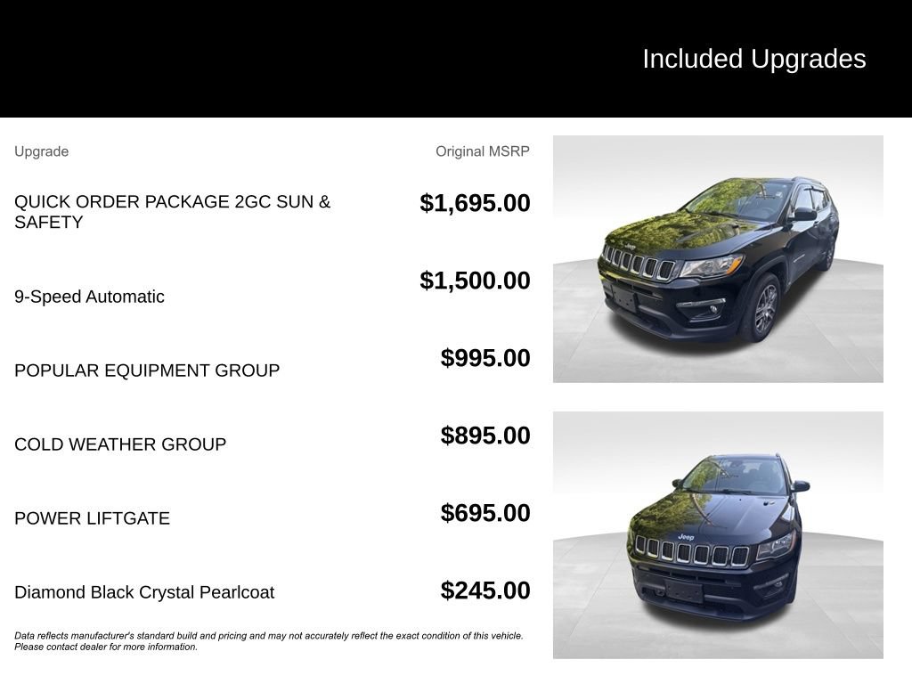 Used 2020 Jeep Compass Latitude AWD/4WD image 2