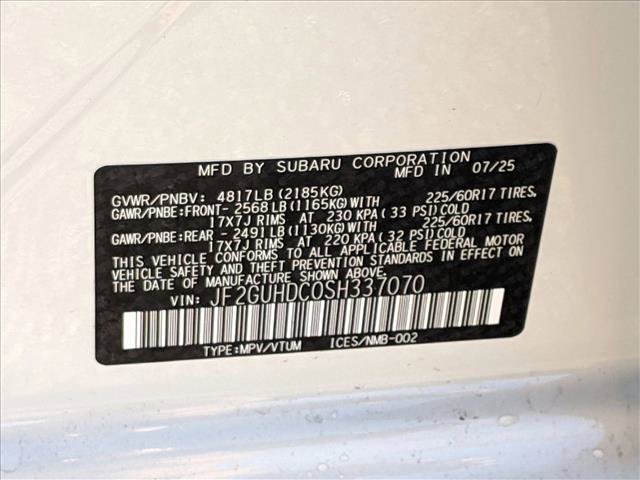 New 2025 Subaru Crosstrek 2.5i Premium image 17