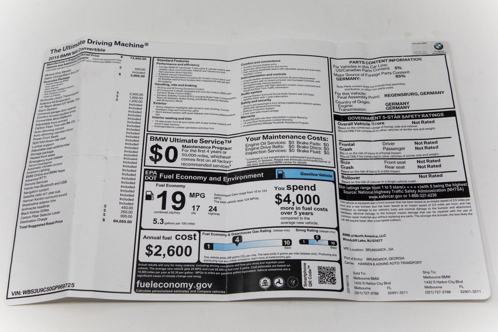 Used 2016 BMW M4 Convertible image 31