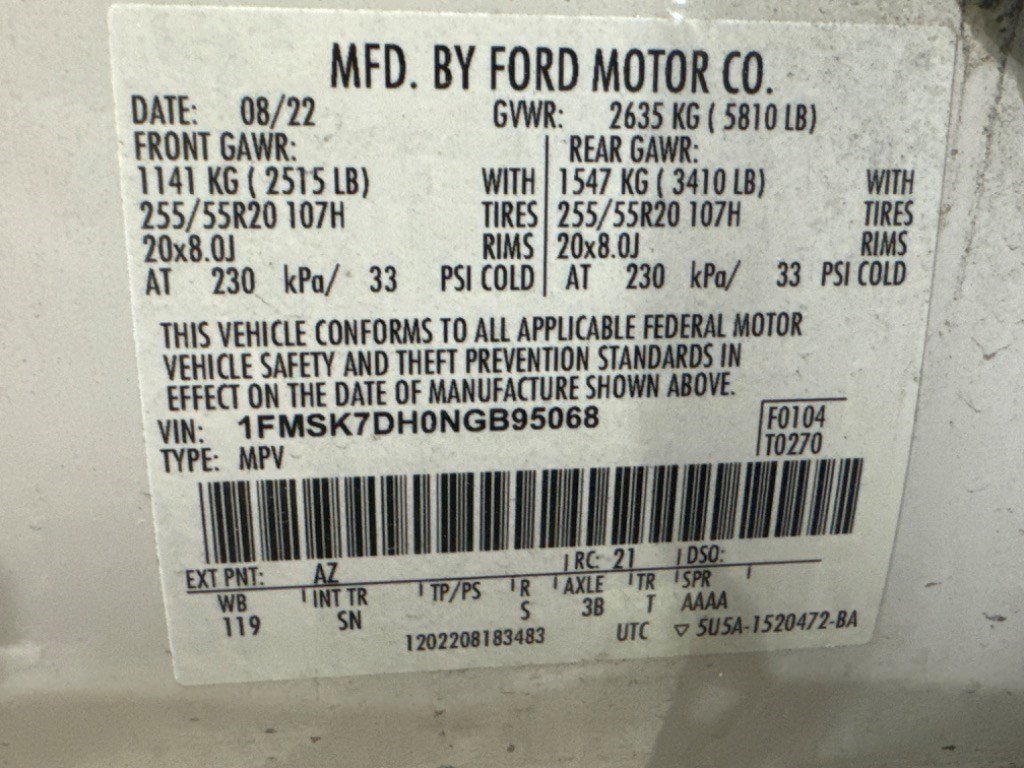 Used 2022 Ford Explorer XLT w/ Equipment Group 202A RWD image 3