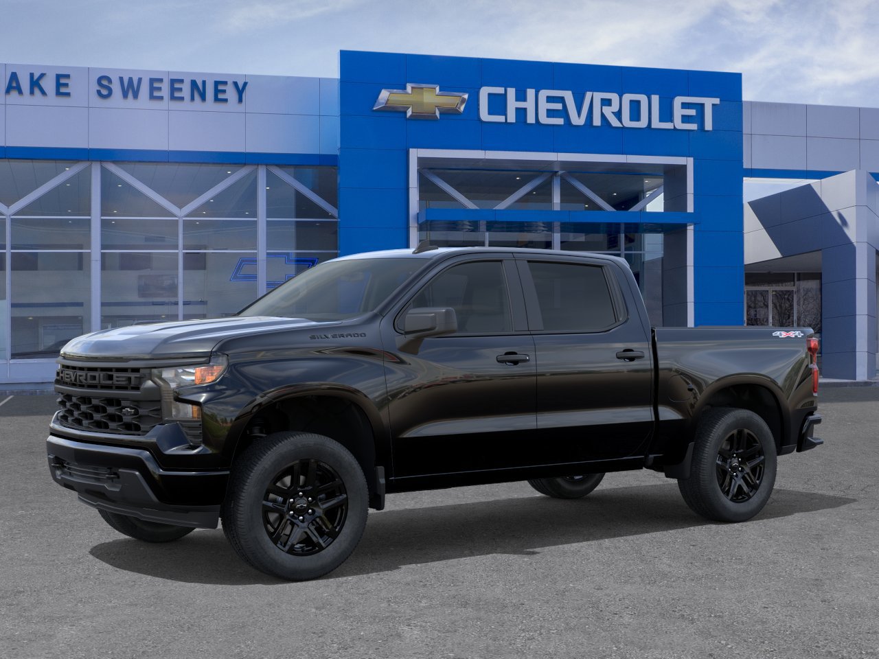 New 2026 Chevrolet Silverado 1500 Custom w/ LPO, Dark Essentials Package AWD/4WD image 2
