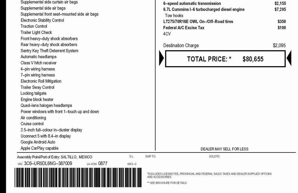 Used 2022 RAM 2500 Big Horn w/ Level A Equipment Group image 3