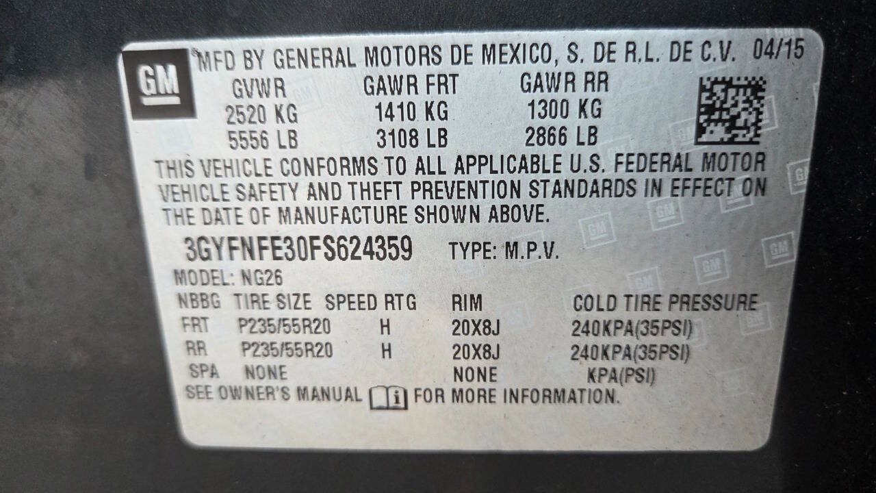 Used 2015 Cadillac SRX Performance w/ Driver Awareness Package AWD/4WD image 50