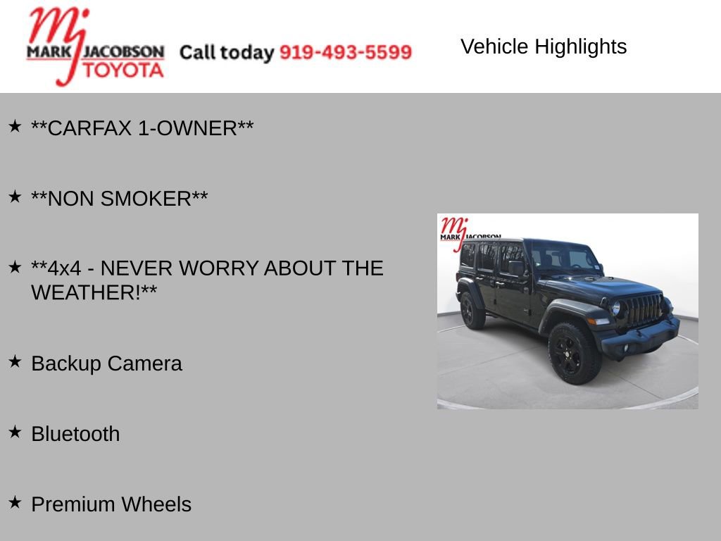 Used 2022 Jeep Wrangler Unlimited Sport image 7