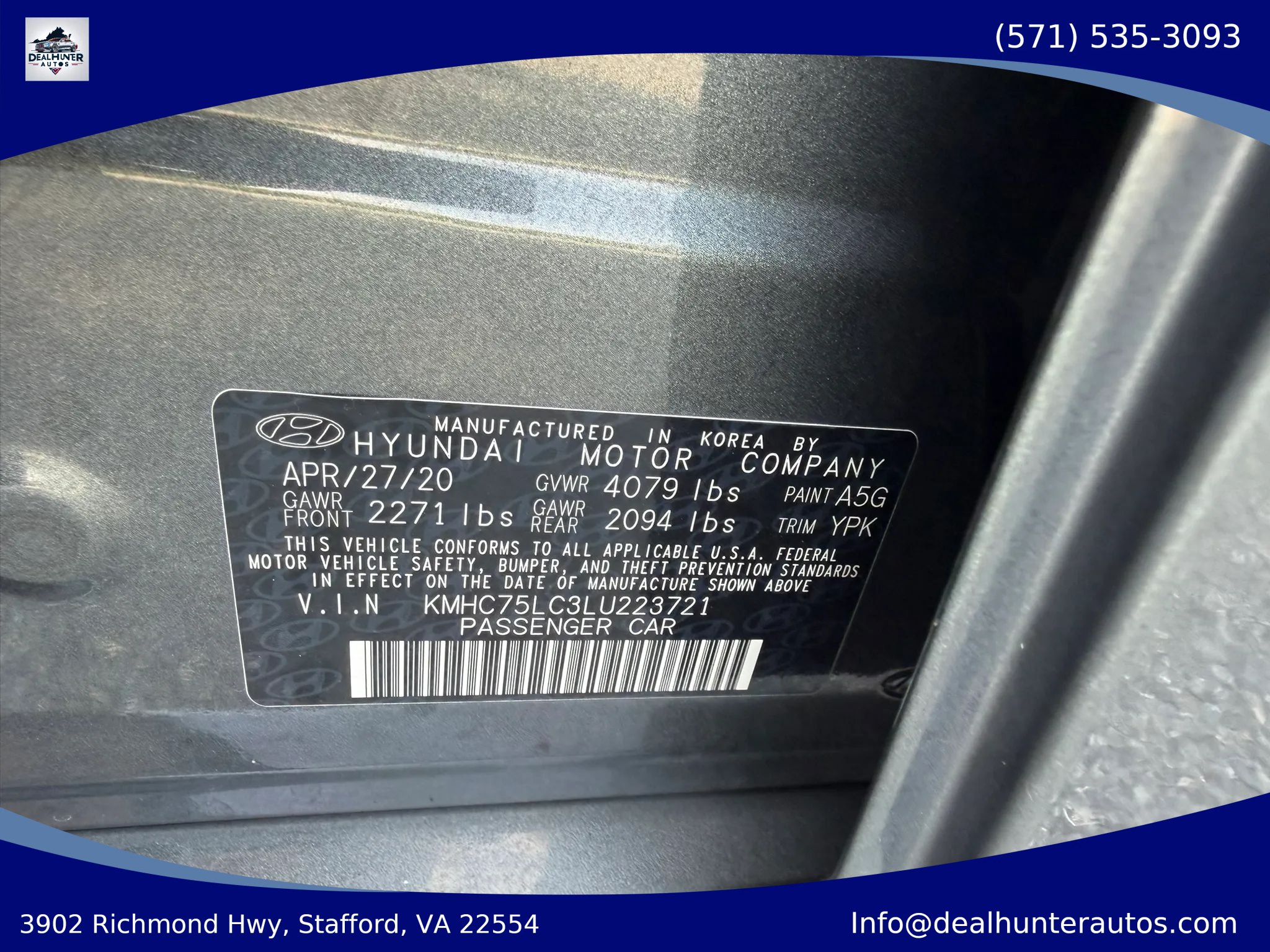 Used 2020 Hyundai Ioniq SE FWD image 30