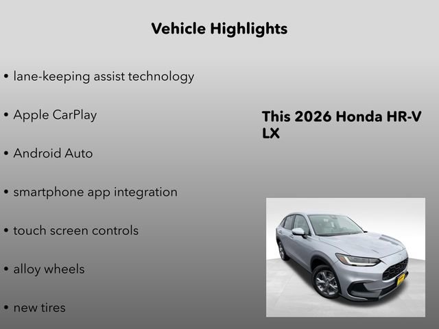 New 2026 Honda HR-V LX image 10