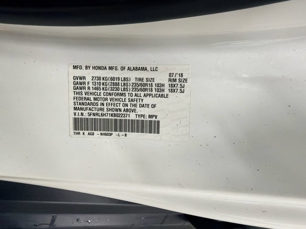 Used 2019 Honda Odyssey EX-L image 35