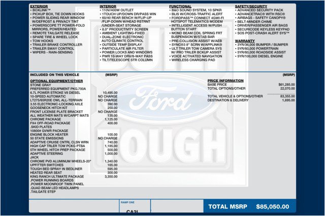 Used 2021 Ford F250 King Ranch w/ King Ranch Ultimate Package AWD/4WD image 2