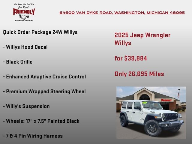 Used 2025 Jeep Wrangler Willys image 20