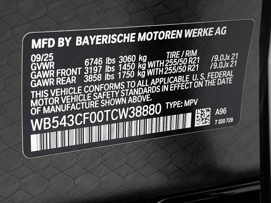 New 2026 BMW iX xDrive45 w/ M Sport Package image 21