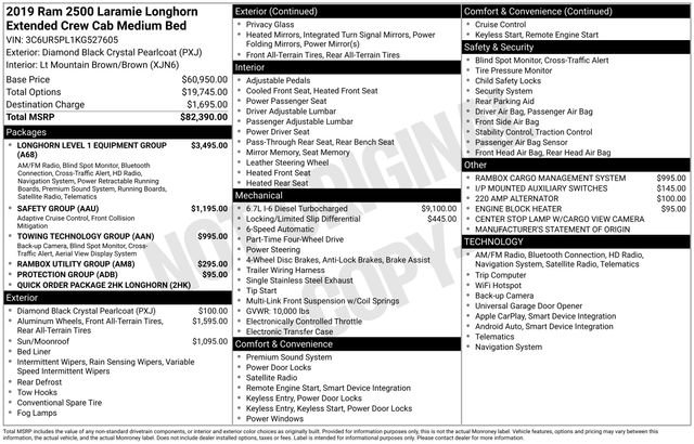 Used 2019 RAM 2500 Limited image 40