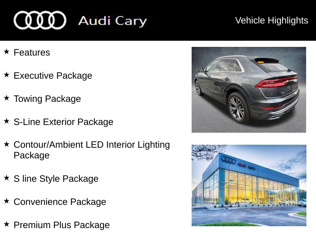 Used 2021 Audi Q8 Premium Plus w/ Premium Plus Package AWD/4WD image 3