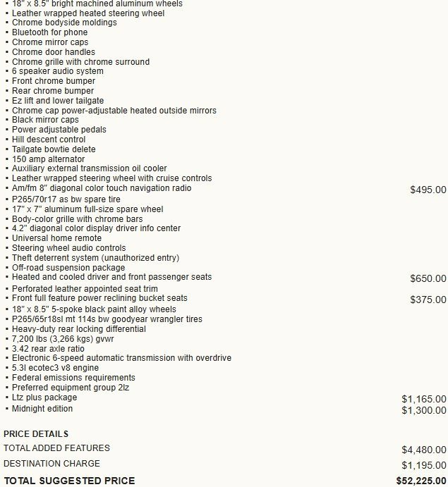 Used 2015 Chevrolet Silverado 1500 LTZ Z71 w/ Midnight Edition image 8