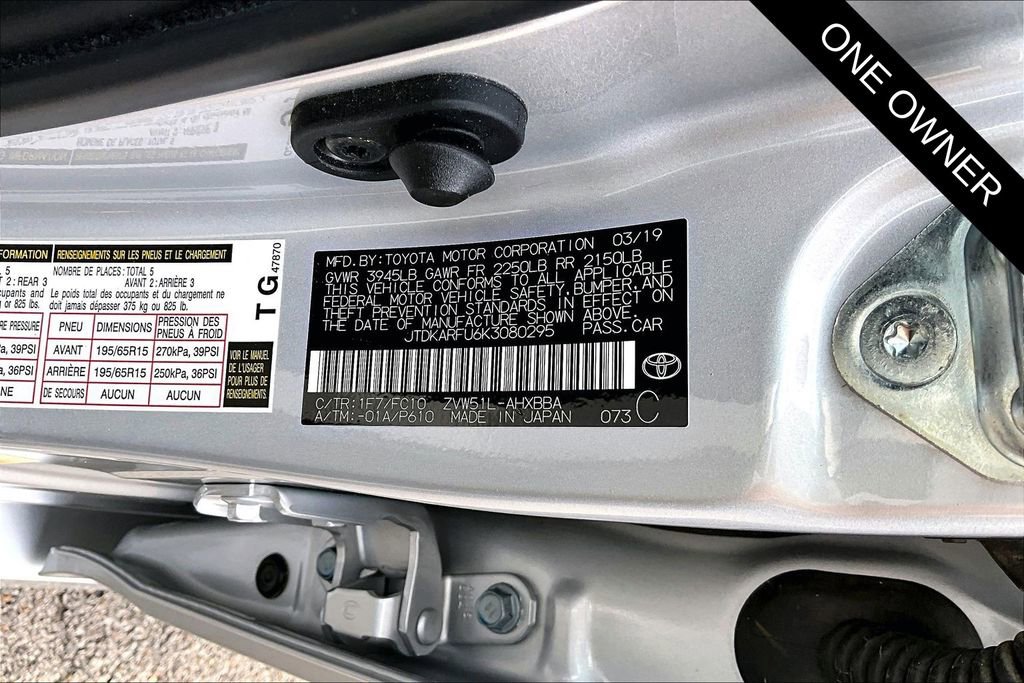 Used 2019 Toyota Prius LE image 17