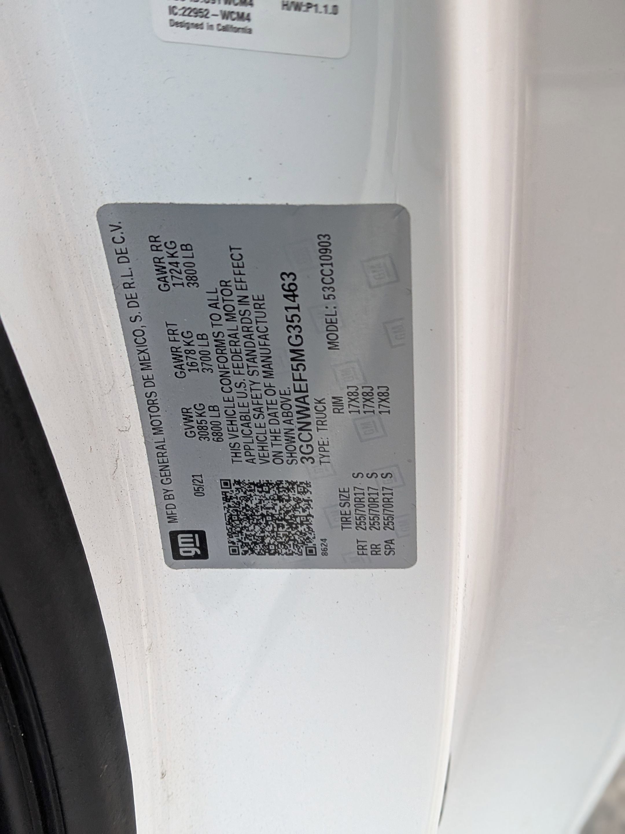 Used 2021 Chevrolet Silverado 1500 W/T w/ WT Fleet Convenience Package image 20