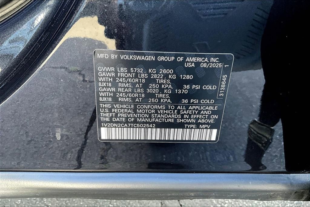 New 2026 Volkswagen Atlas SE image 19