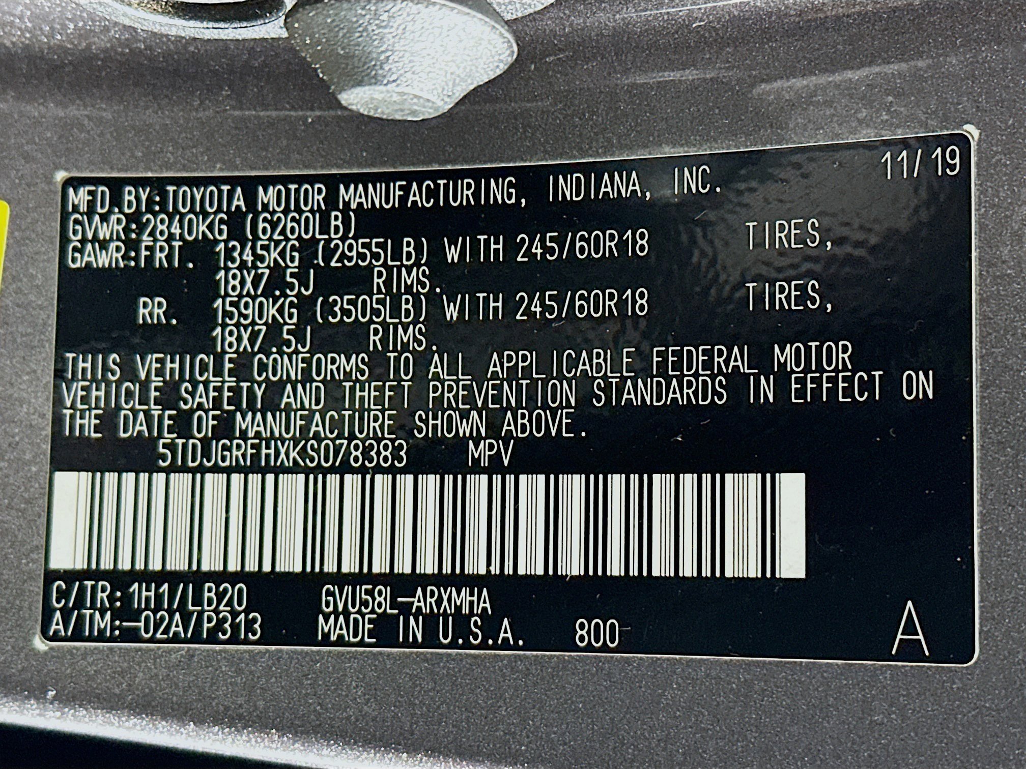 Used 2019 Toyota Highlander XLE image 12