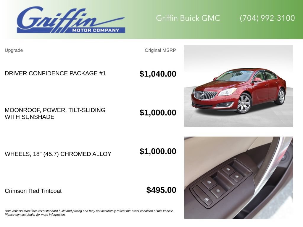 Certified 2017 Buick Regal Premium w/ Driver Confidence Package #1 FWD image 5