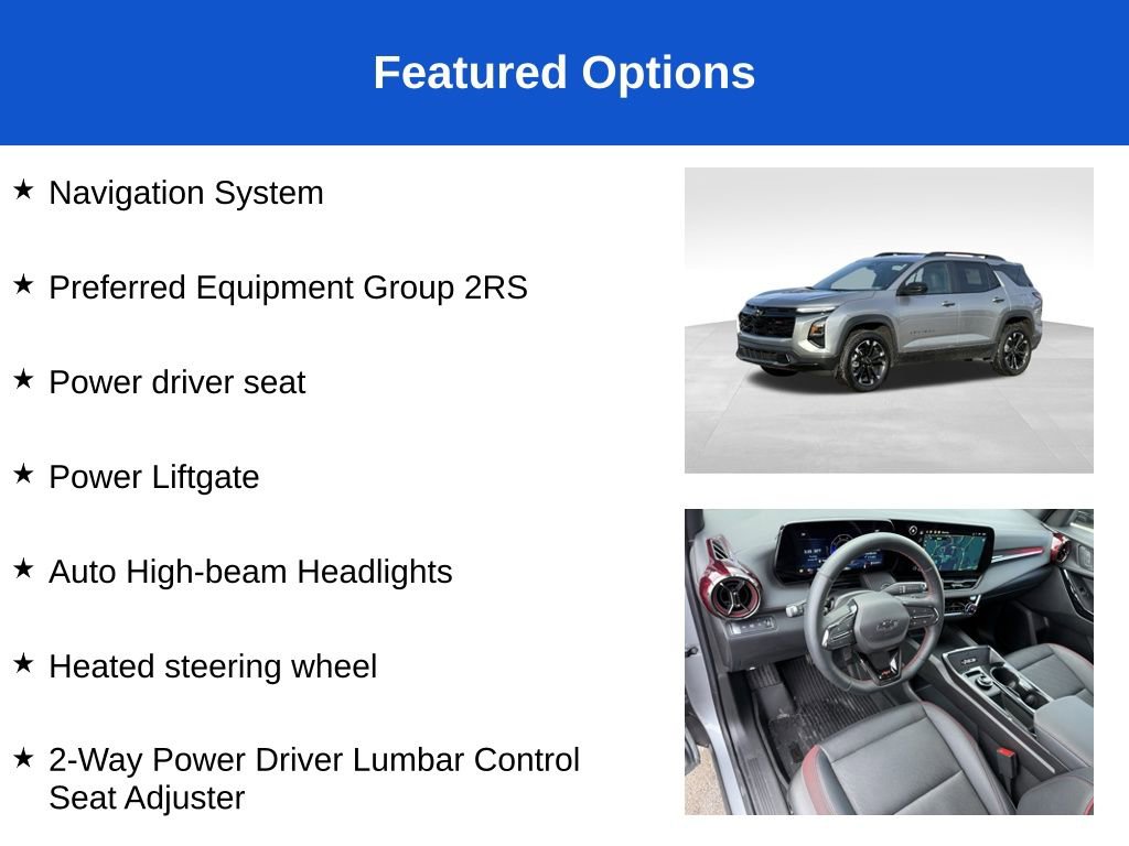 Used 2025 Chevrolet Equinox RS image 3