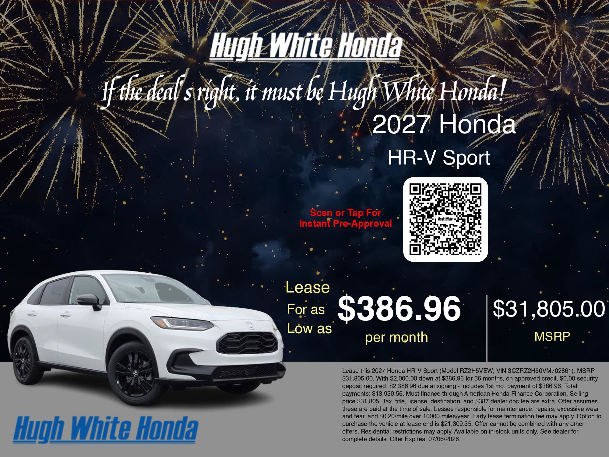 New 2027 Honda HR-V Sport image 3