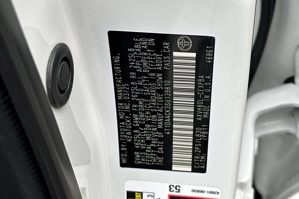 Used 2025 Toyota Camry XSE w/ Premium Plus Package FWD image 29