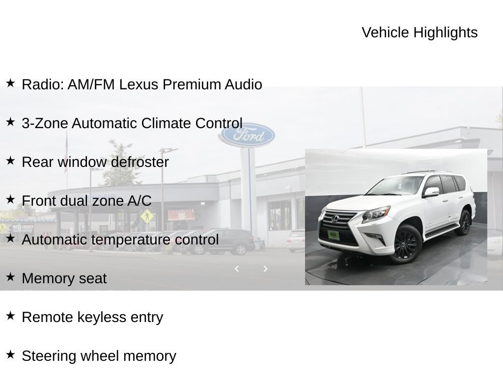 Used 2016 Lexus GX 460 w/ Premium Package AWD/4WD image 18