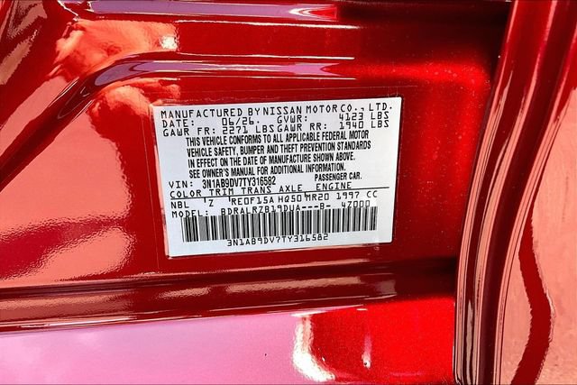 New 2026 Nissan Sentra SR w/ Floor Mat Package FWD image 8