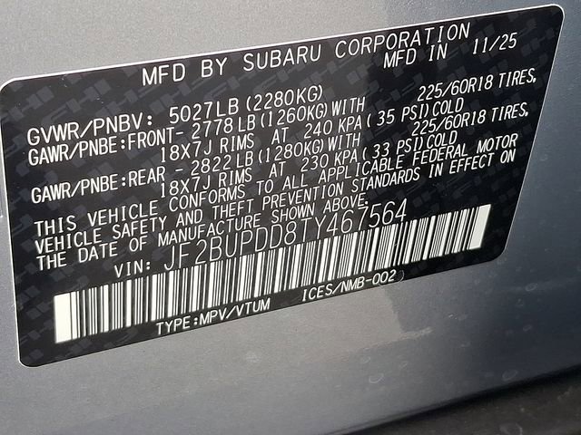 New 2026 Subaru Outback Limited w/ Premium/Limited Package image 10