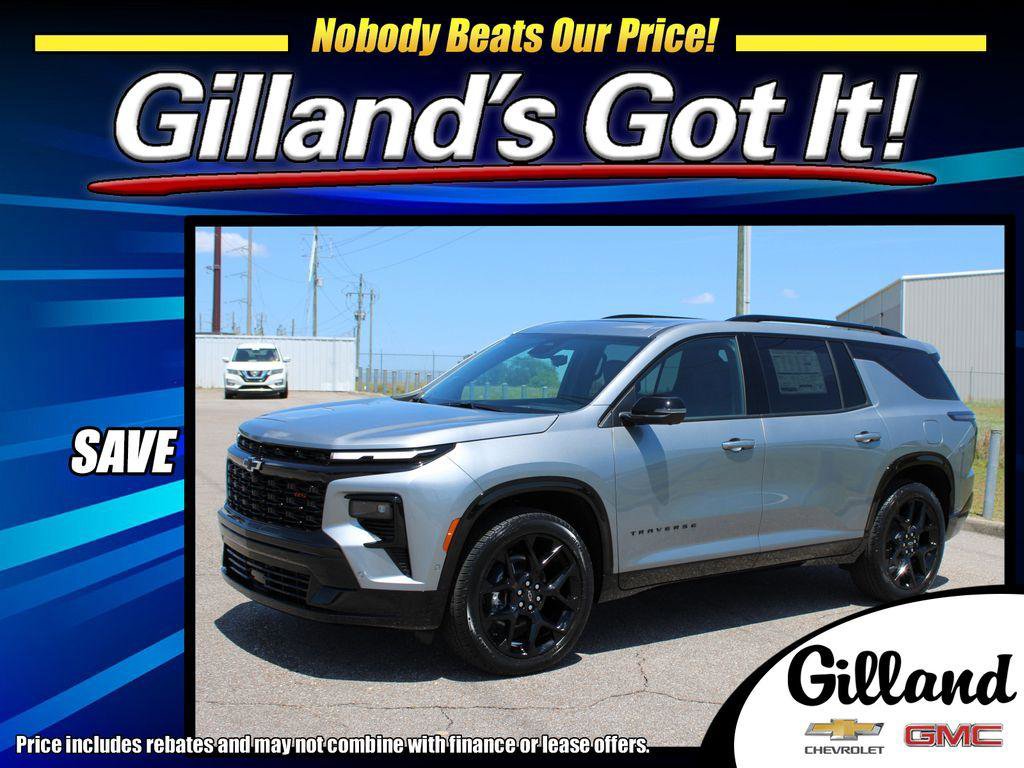 New 2026 Chevrolet Traverse RS w/ LPO, Floor Liner Package FWD image 1
