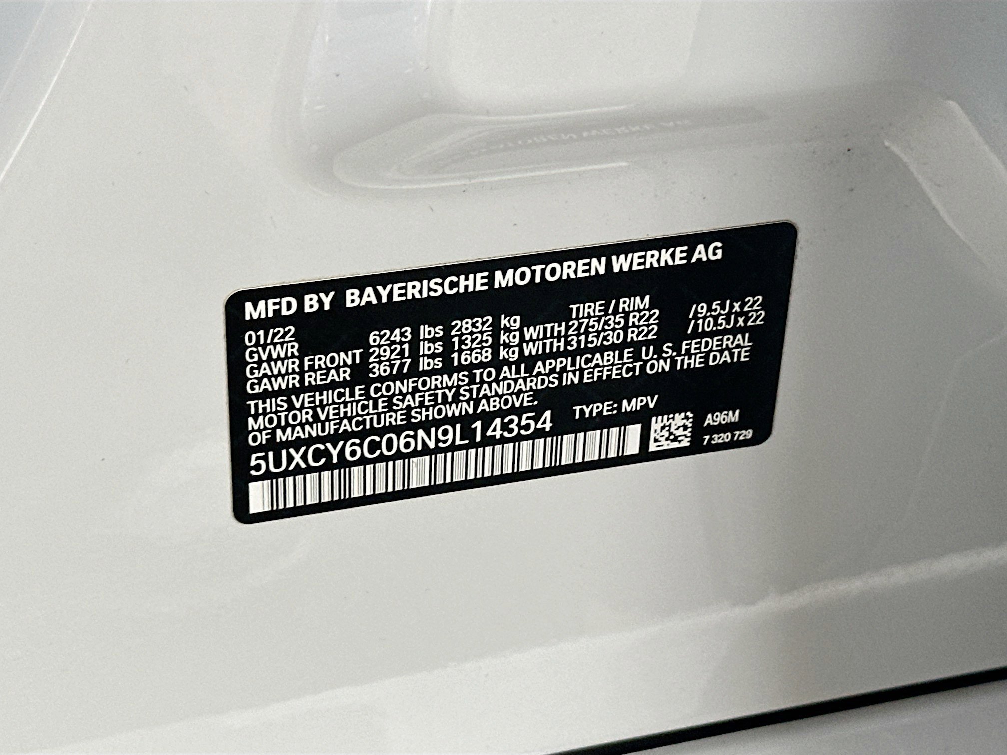 Used 2022 BMW X6 xDrive40i w/ M Sport Package AWD/4WD image 35