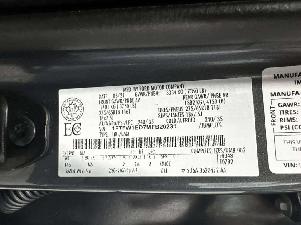 Used 2021 Ford F150 XLT w/ XTR Package AWD/4WD image 38