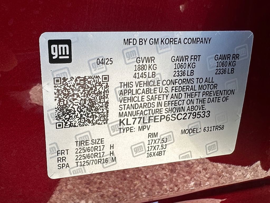 Certified 2025 Chevrolet Trax LS w/ LS Convenience Package image 16