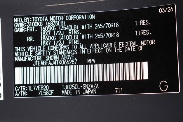 New 2026 Toyota Land Cruiser AWD/4WD image 15