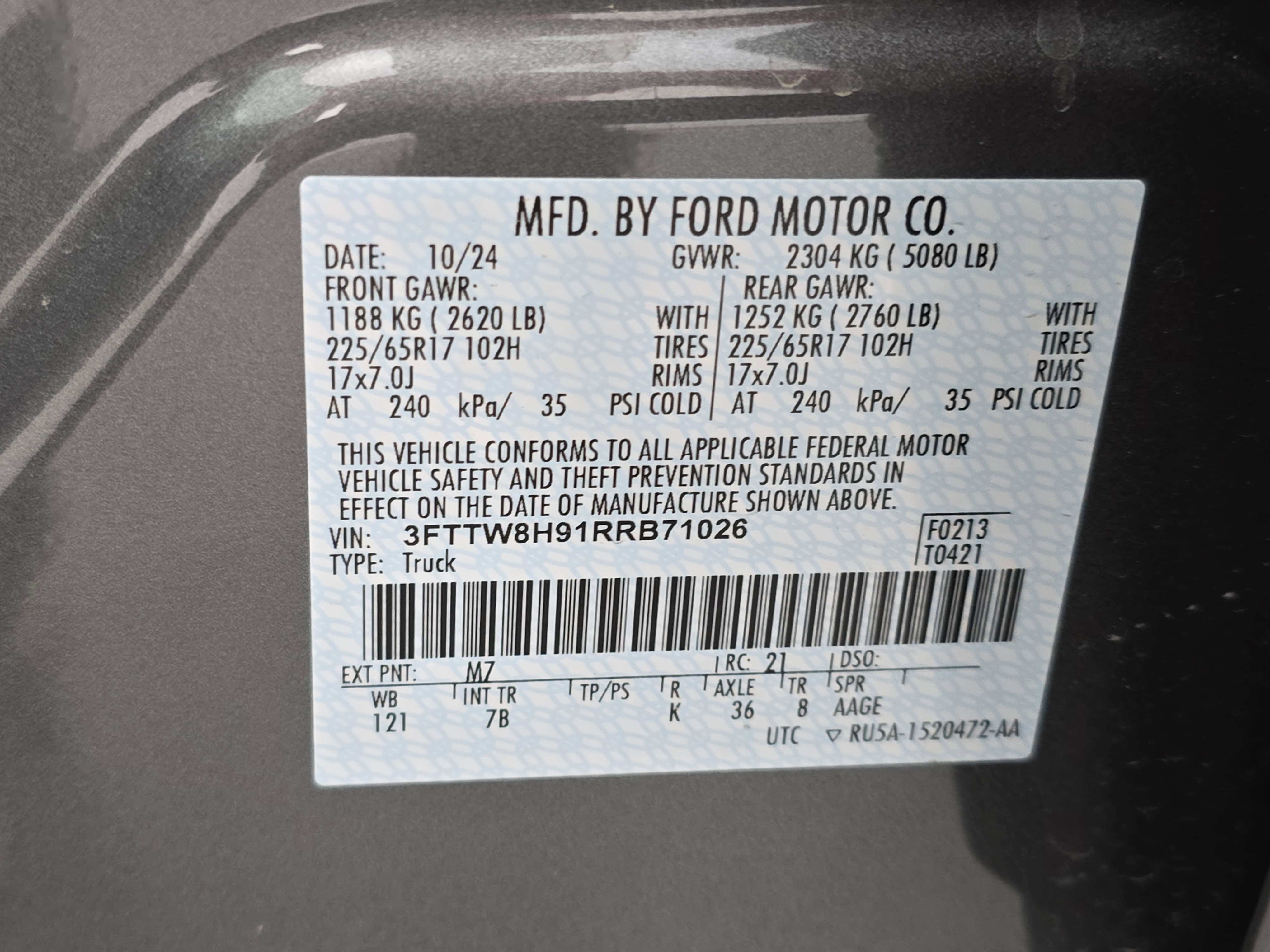 Used 2024 Ford Maverick XLT image 33