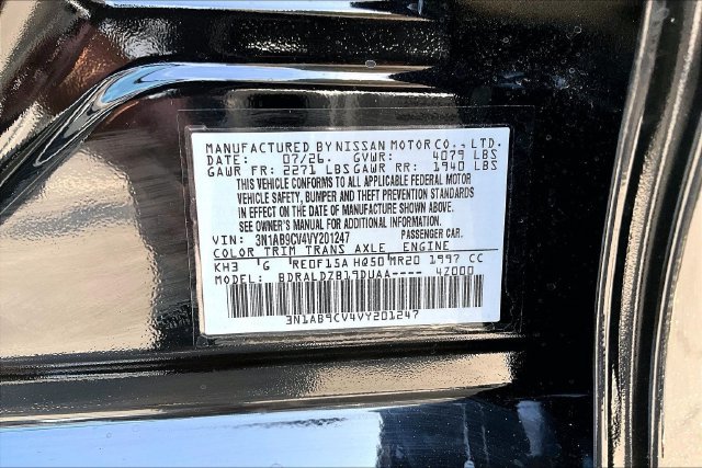 New 2027 Nissan Sentra SV w/ Floor Mat Package FWD image 13