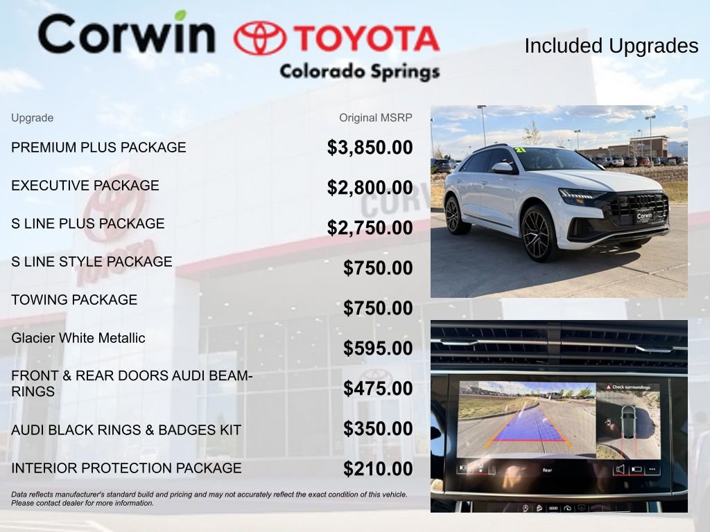 Used 2021 Audi Q8 Premium Plus w/ Premium Plus Package image 4