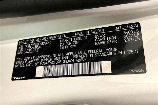 Certified 2023 Volvo XC60 B5 Plus image 36