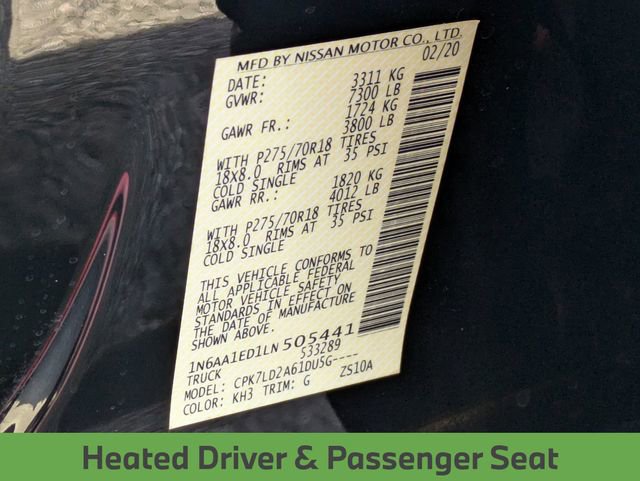 Used 2020 Nissan Titan PRO-4X w/ Pro-4x Convenience Package image 34