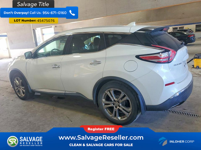 Used 2017 Nissan Murano Platinum w/ Platinum Technology Package image 2