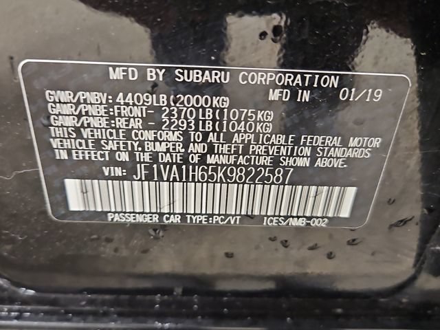 Used 2019 Subaru WRX Limited AWD/4WD image 30