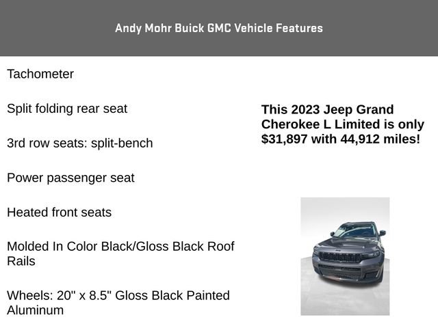Used 2023 Jeep Grand Cherokee L Limited w/ Black Appearance Package image 16