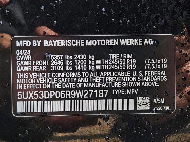 Certified 2024 BMW X3 xDrive30i w/ Convenience Package image 26