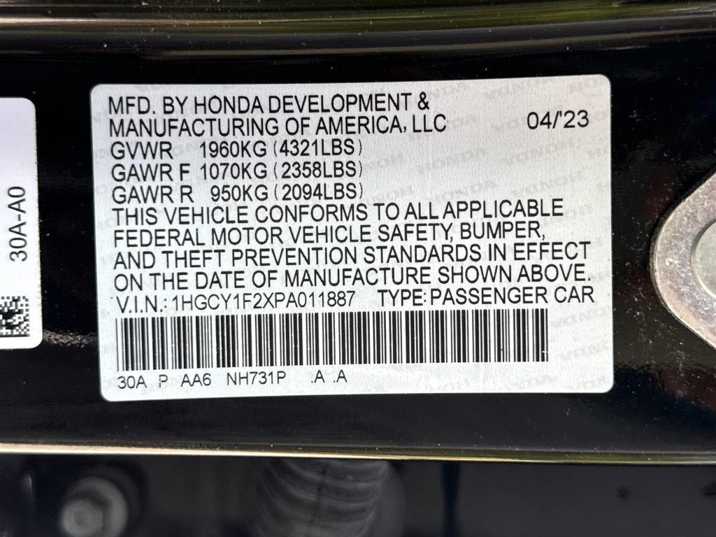 Certified 2023 Honda Accord LX image 33