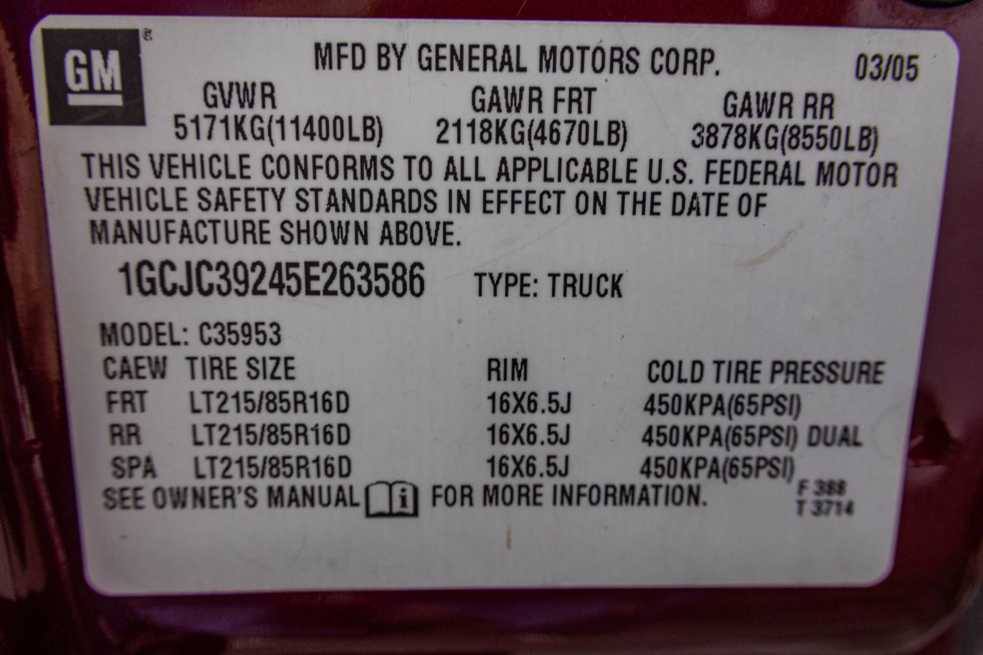 Used 2005 Chevrolet Silverado 3500 LS w/ Heavy-Duty Power Package RWD image 48