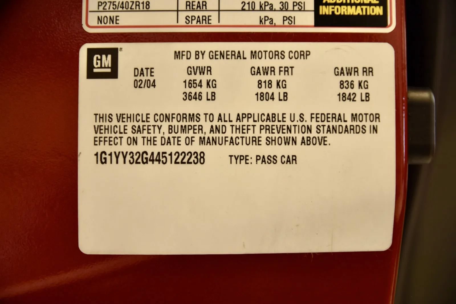 Used 2004 Chevrolet Corvette Convertible w/ Preferred Equipment Group RWD image 30