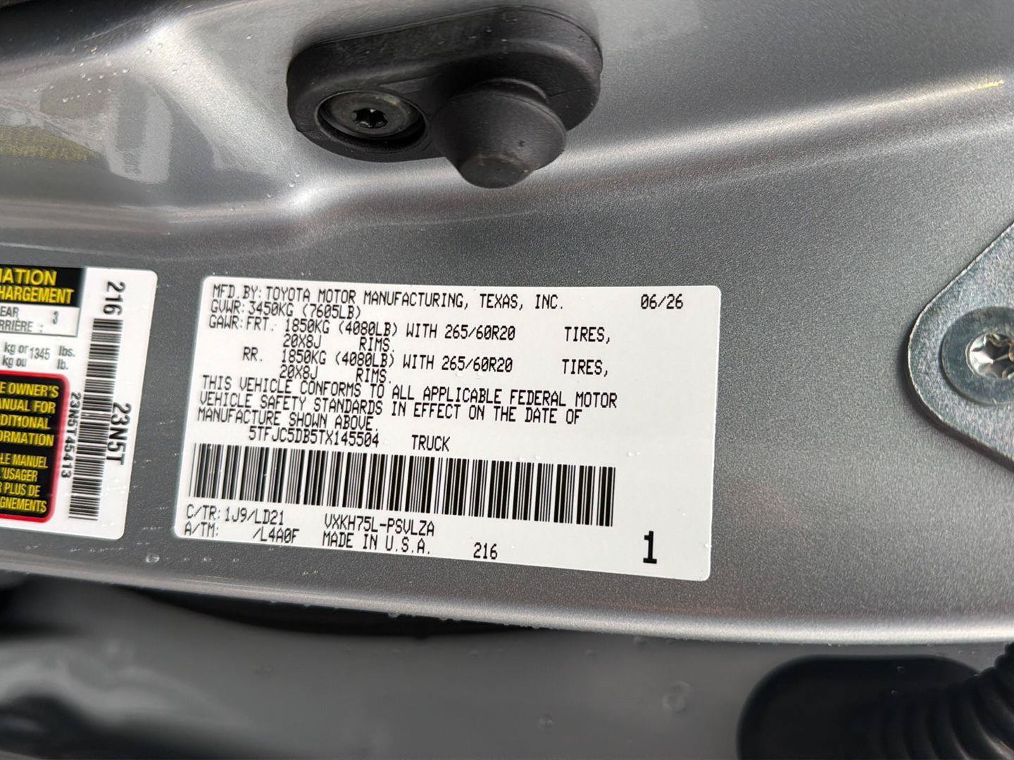 New 2026 Toyota Tundra Limited AWD/4WD image 35