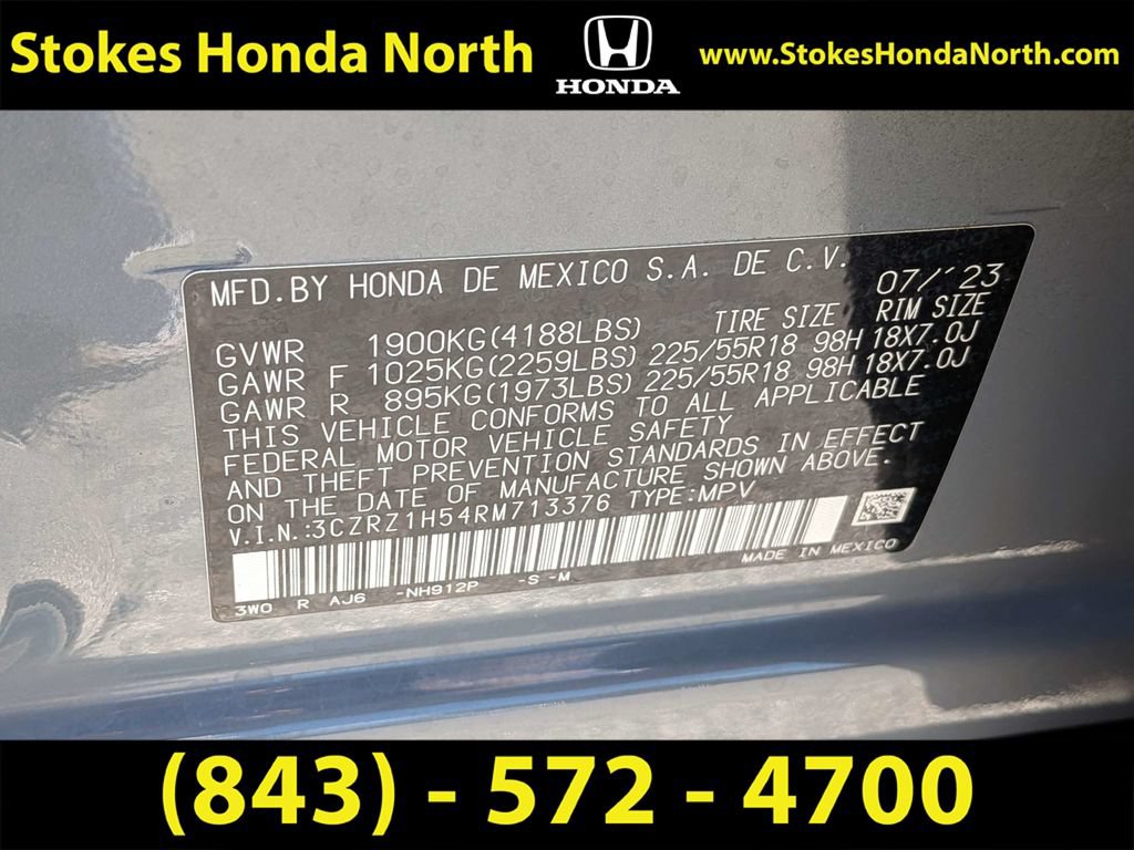 Certified 2024 Honda HR-V Sport image 8