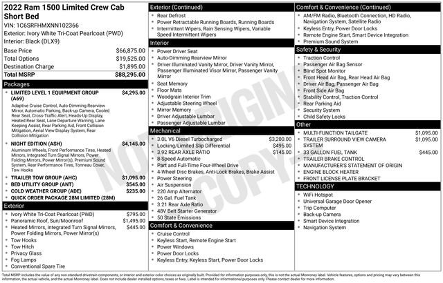 Used 2022 RAM 1500 Limited image 65